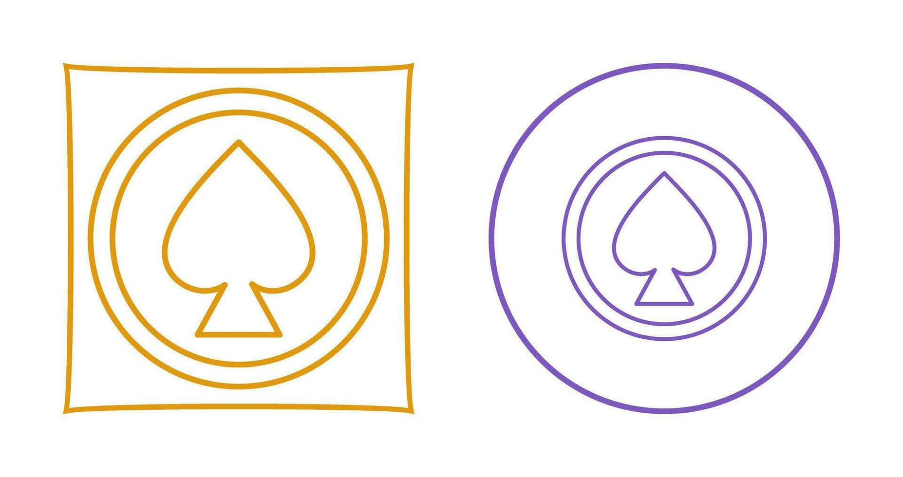 Unique Spade Vector Icon