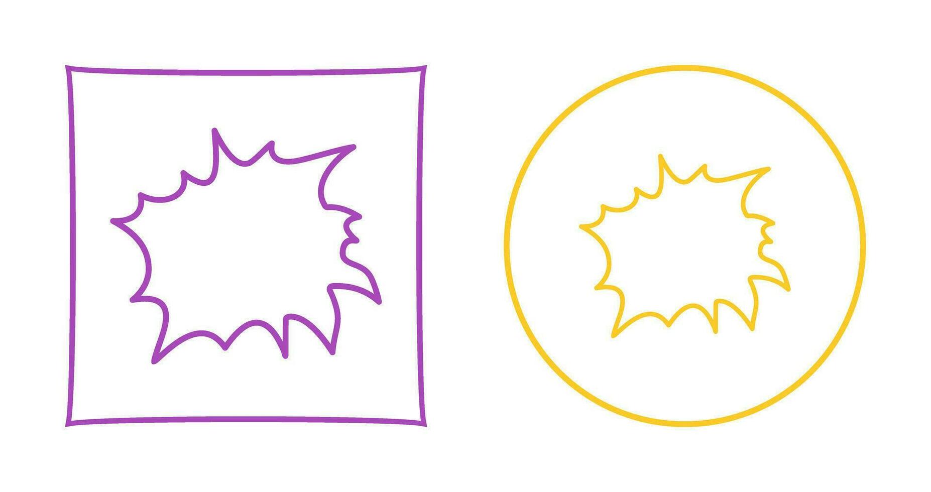 Unique Explosion Vector Icon