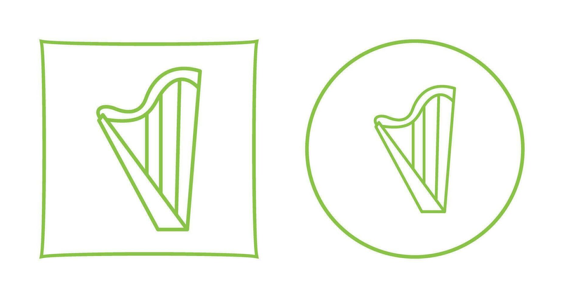 Harp Vector Icon