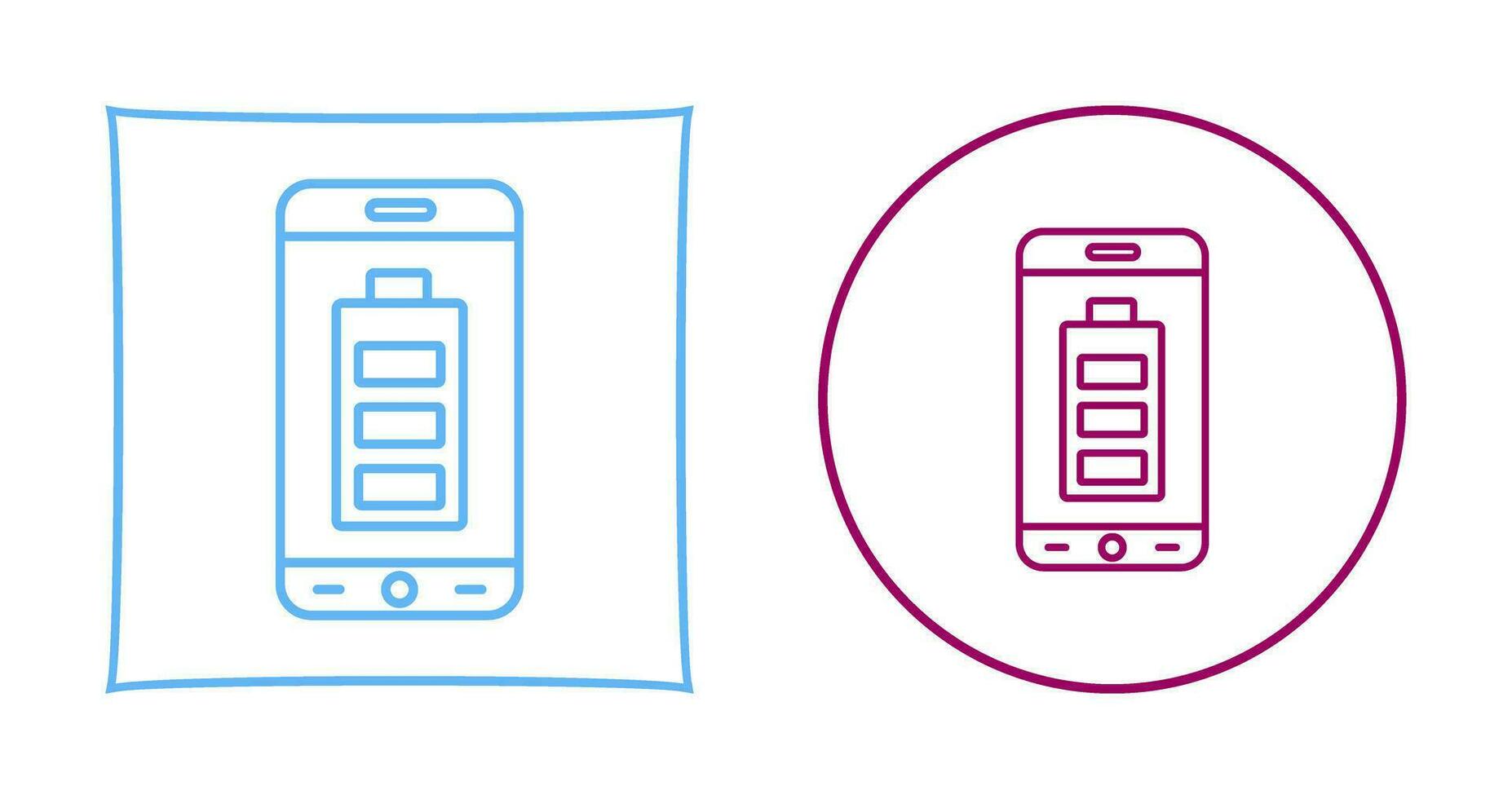 Mobile Battery Vector Icon