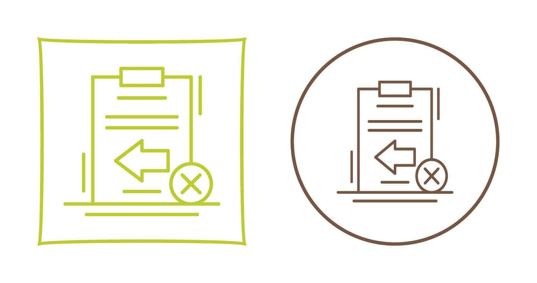 Return Failed Vector Icon
