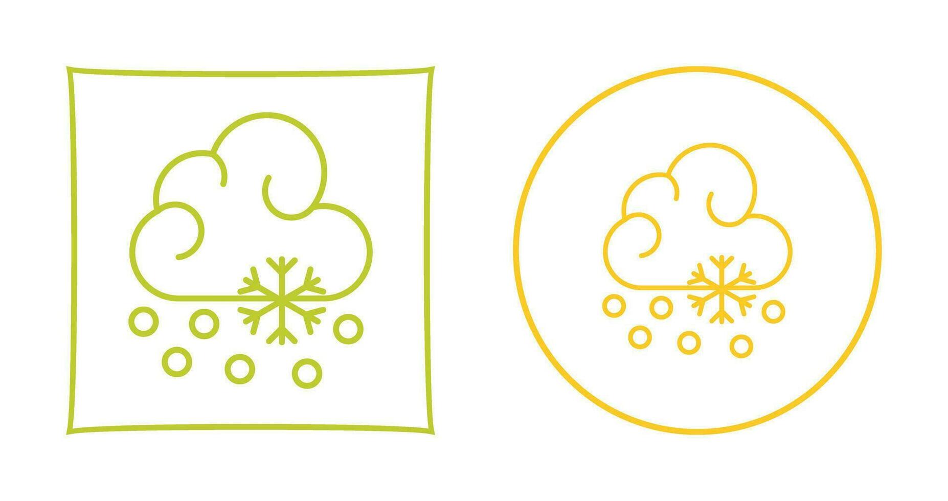 Snow Fall Vector Icon