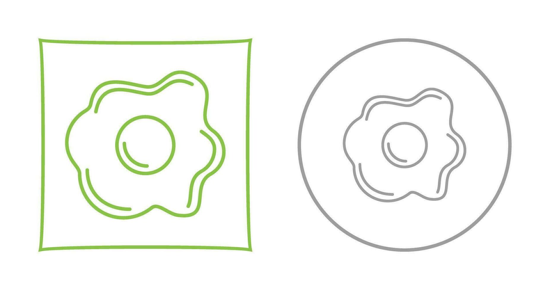 Fried egg Vector Icon