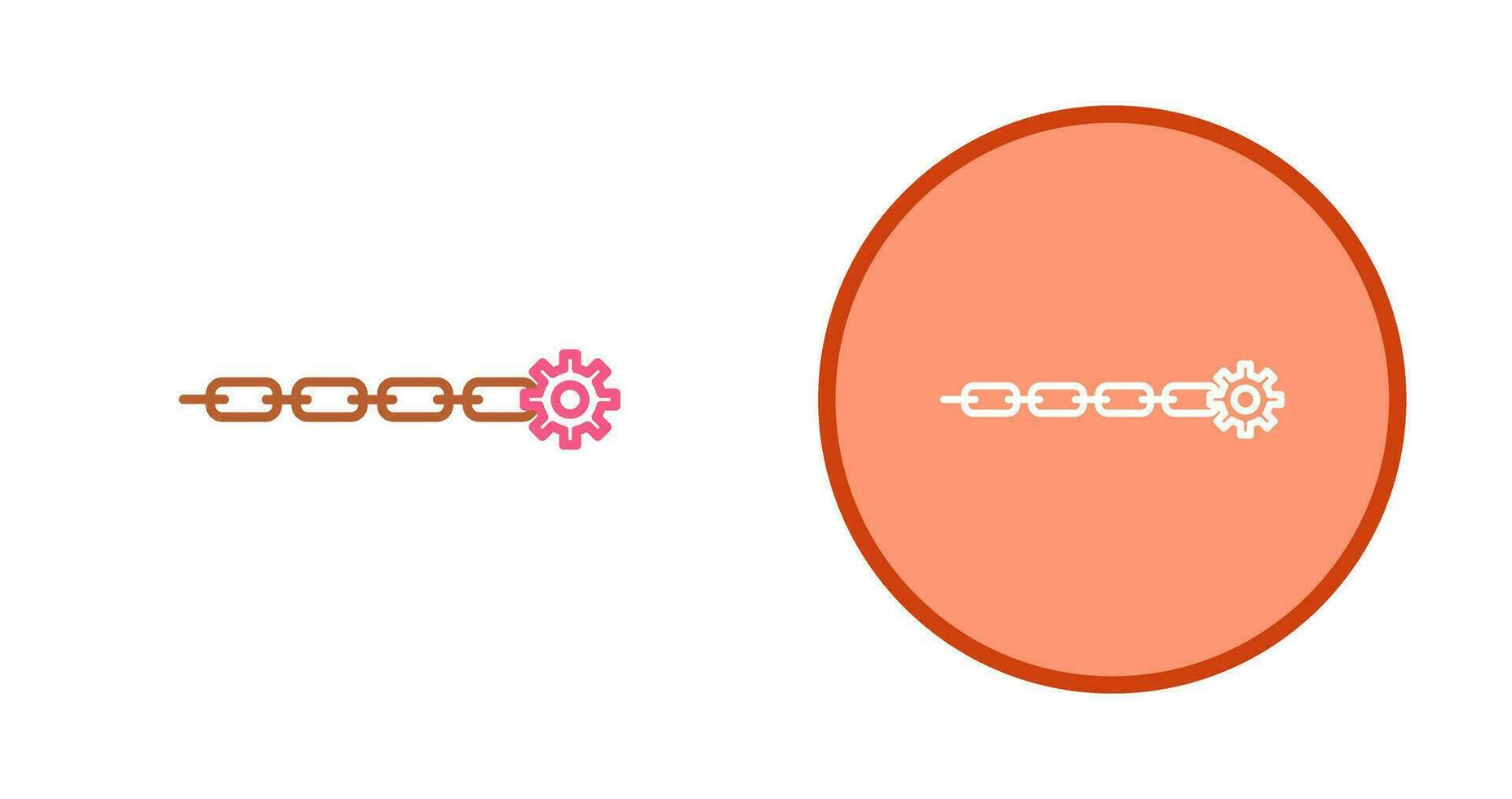Unique Link Sales Vector Icon