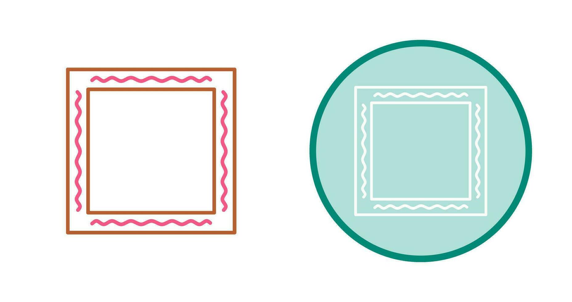 Unique Frame Vector Icon