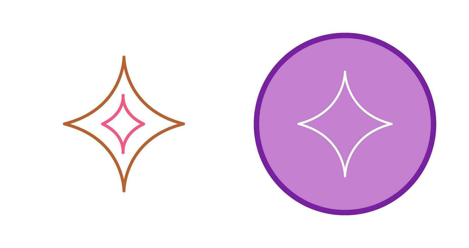 Unique Diamond Vector Icon