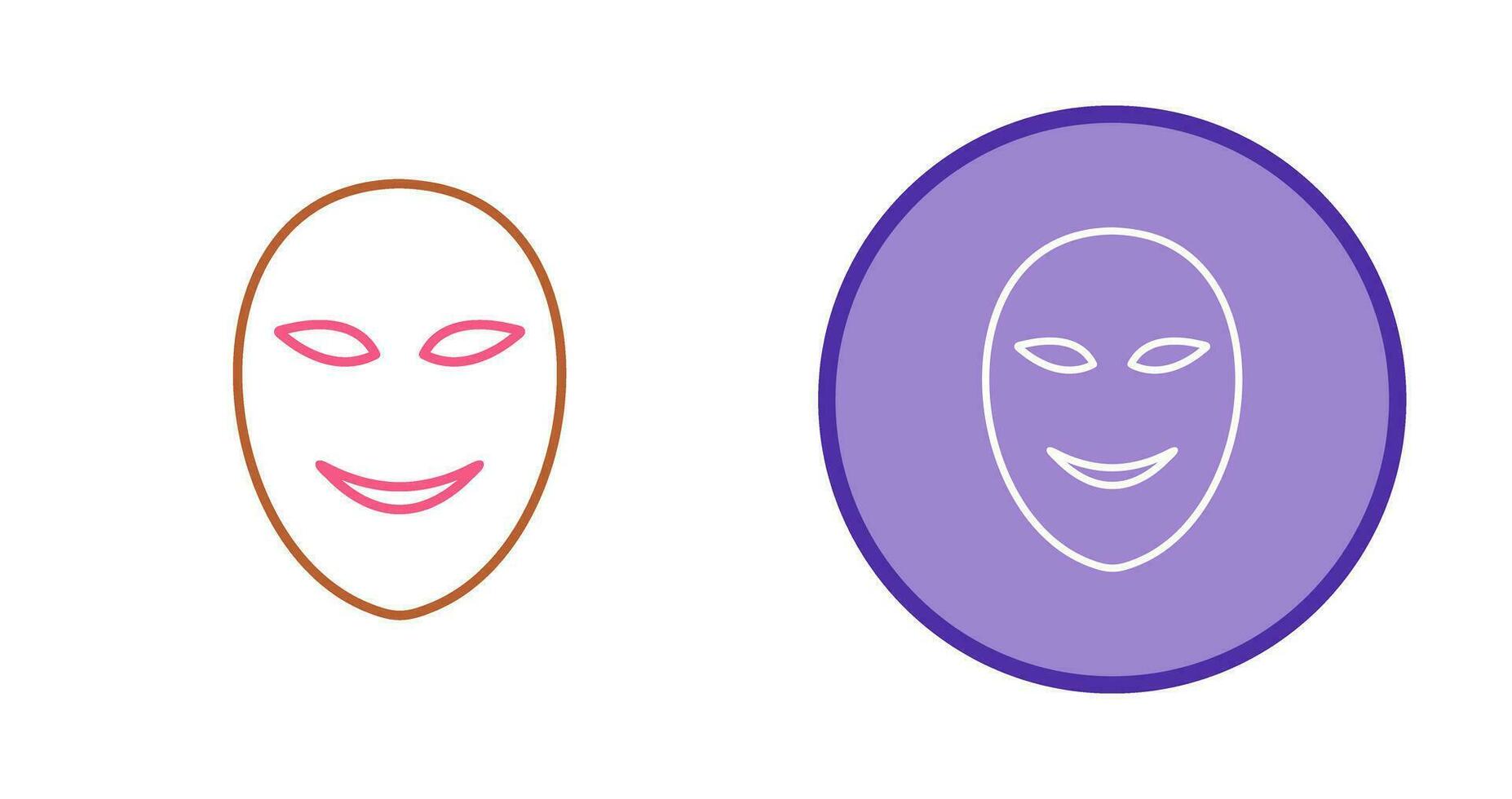 Ancient Face Mask Vector Icon