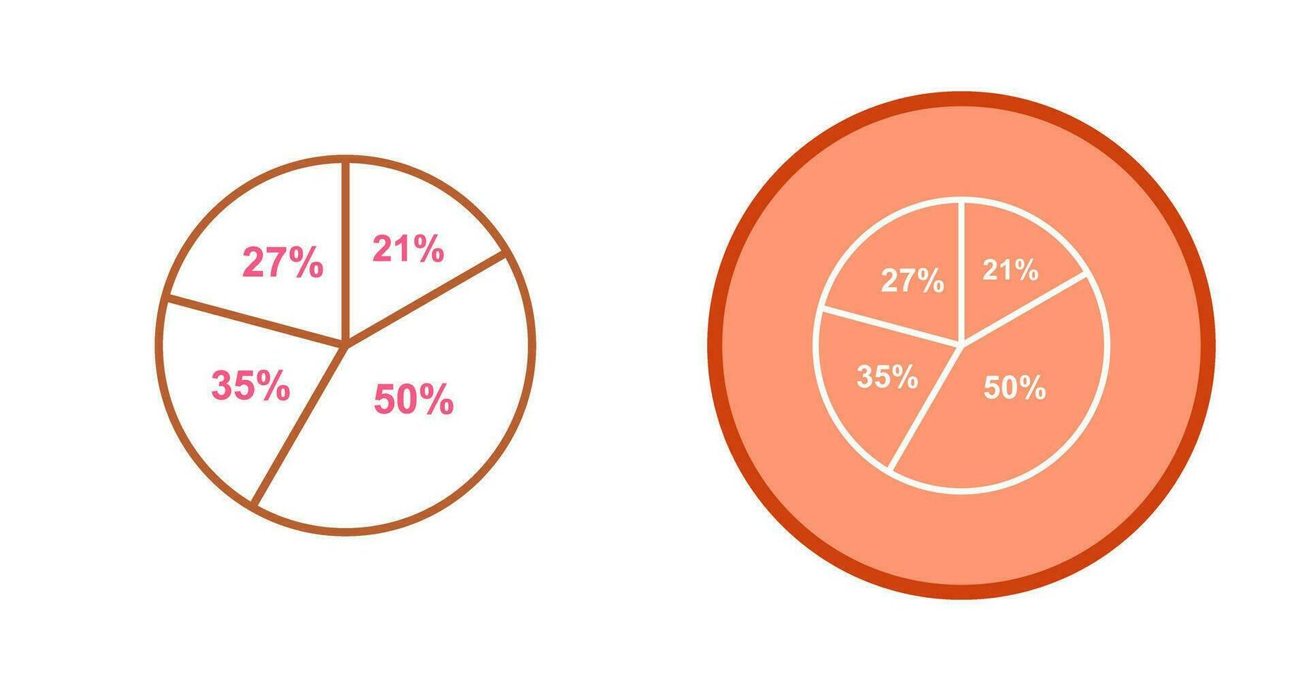 Pie Chart Vector Icon