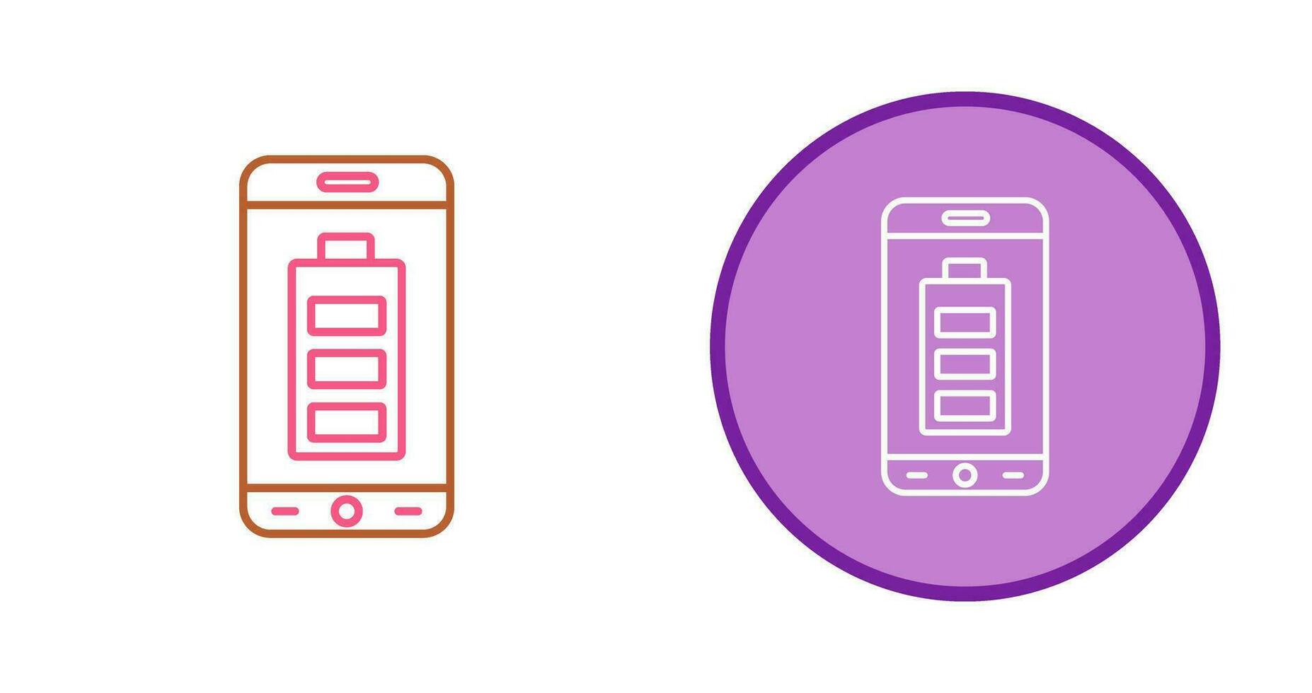 Mobile Battery Vector Icon
