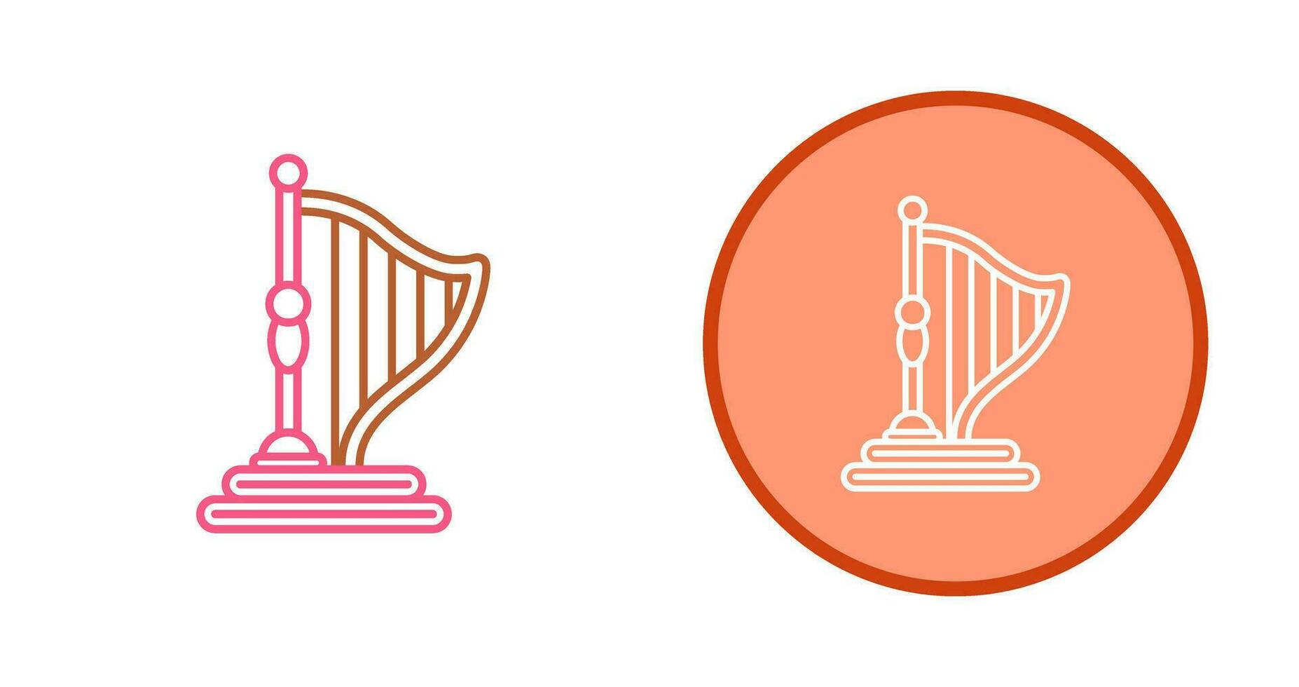 Harp Vector Icon