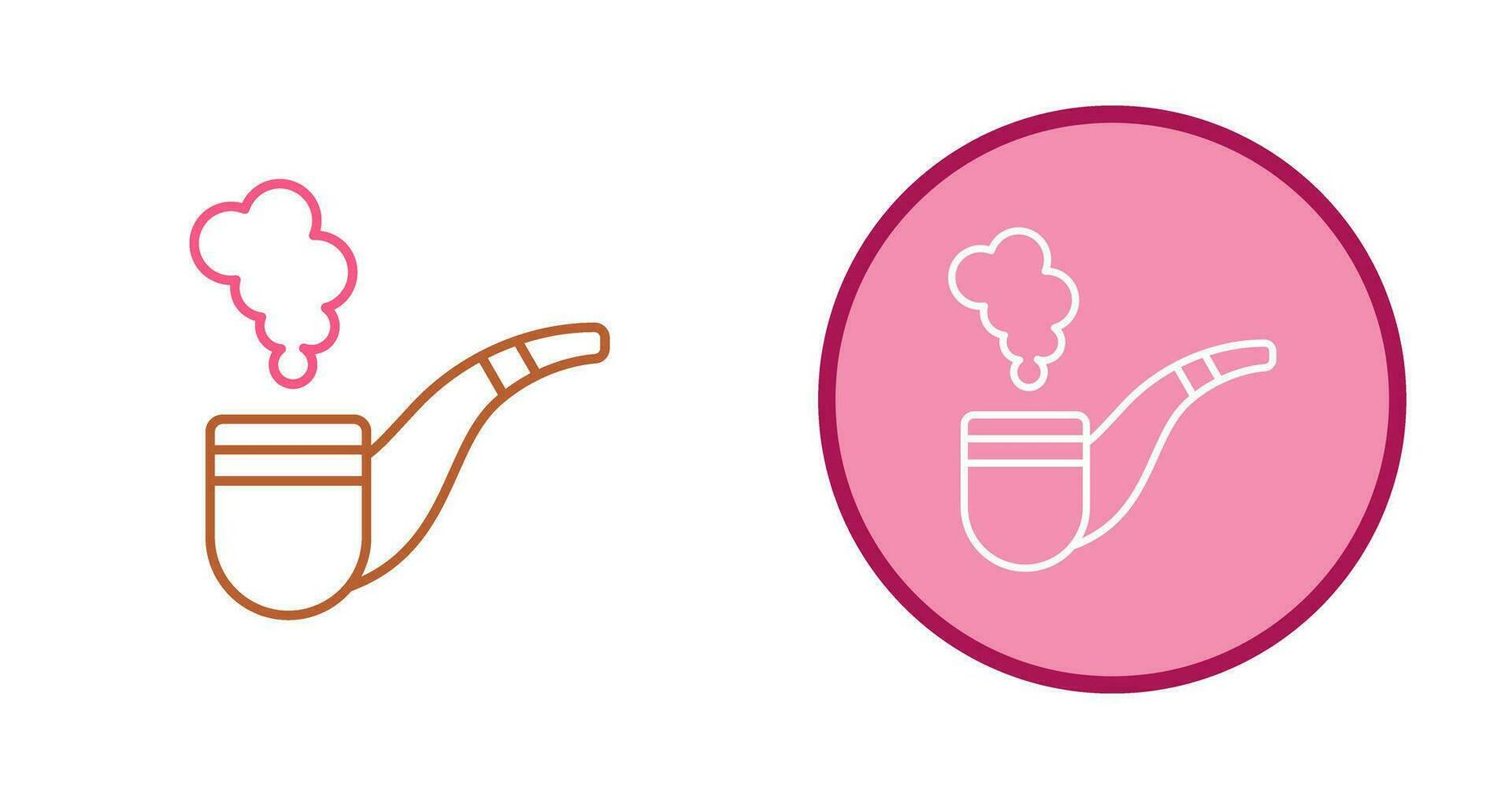 Smoke Pipe Vector Icon