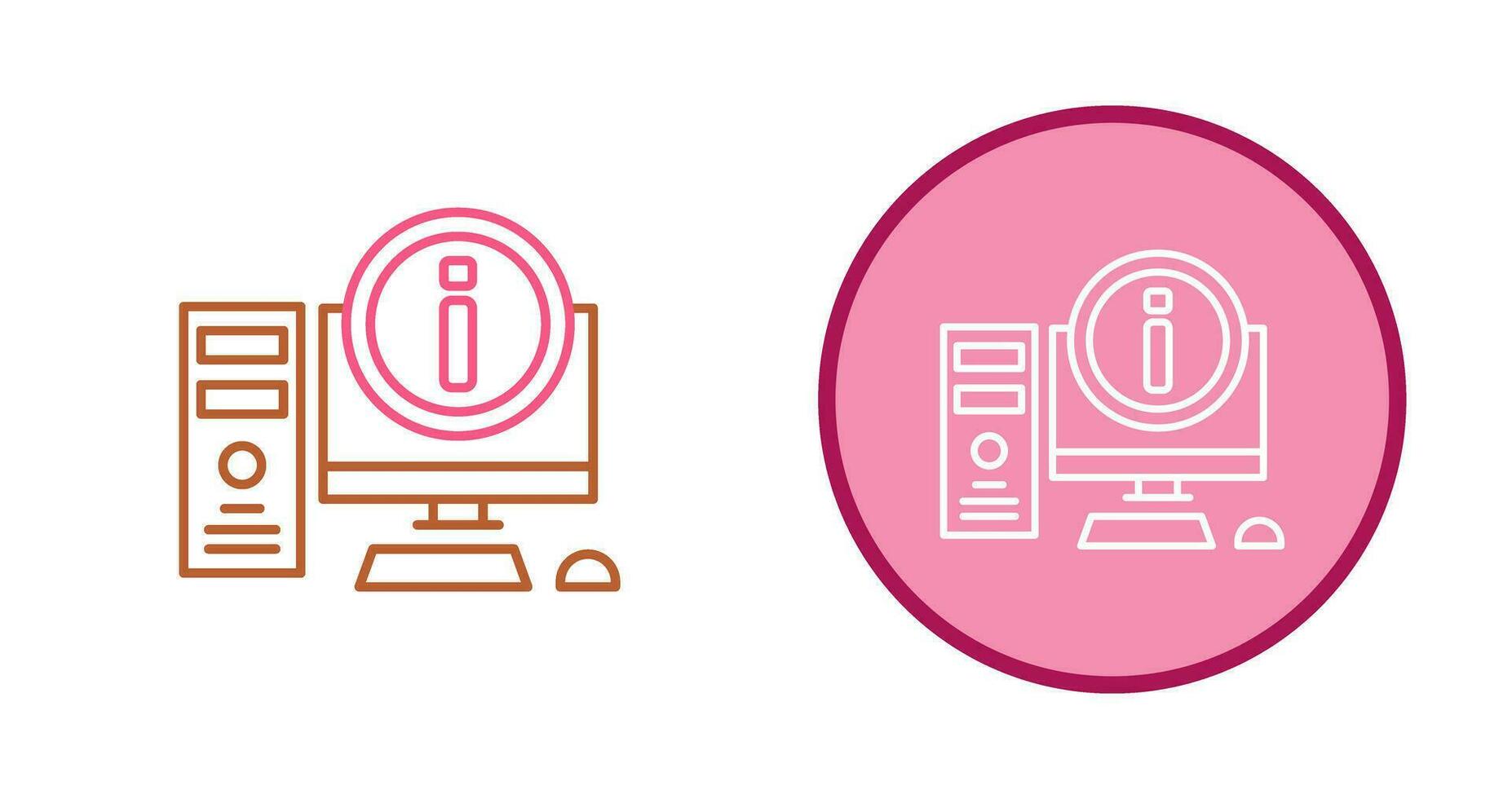 Computer Vector Icon