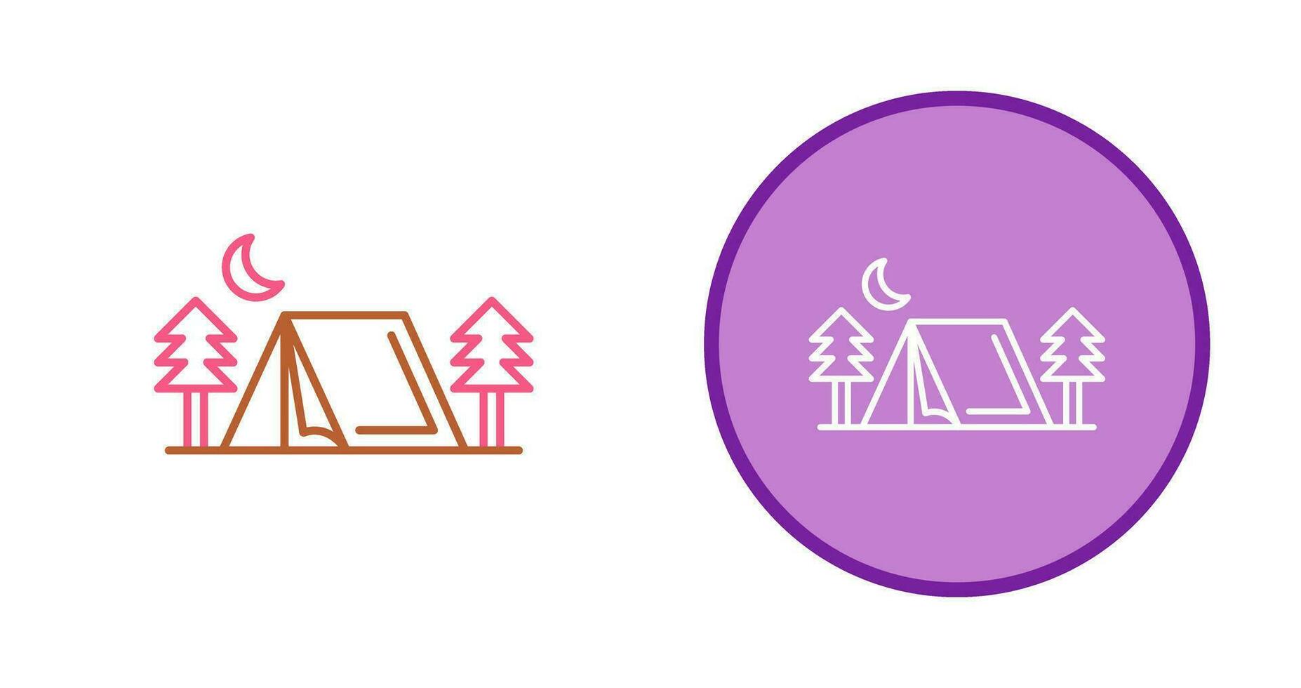 Tent Vector Icon