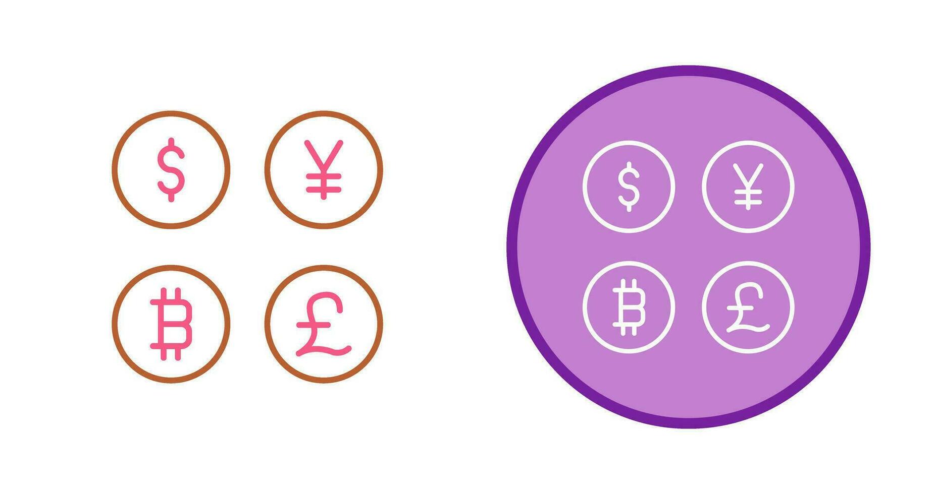 Currency Symbols Vector Icon