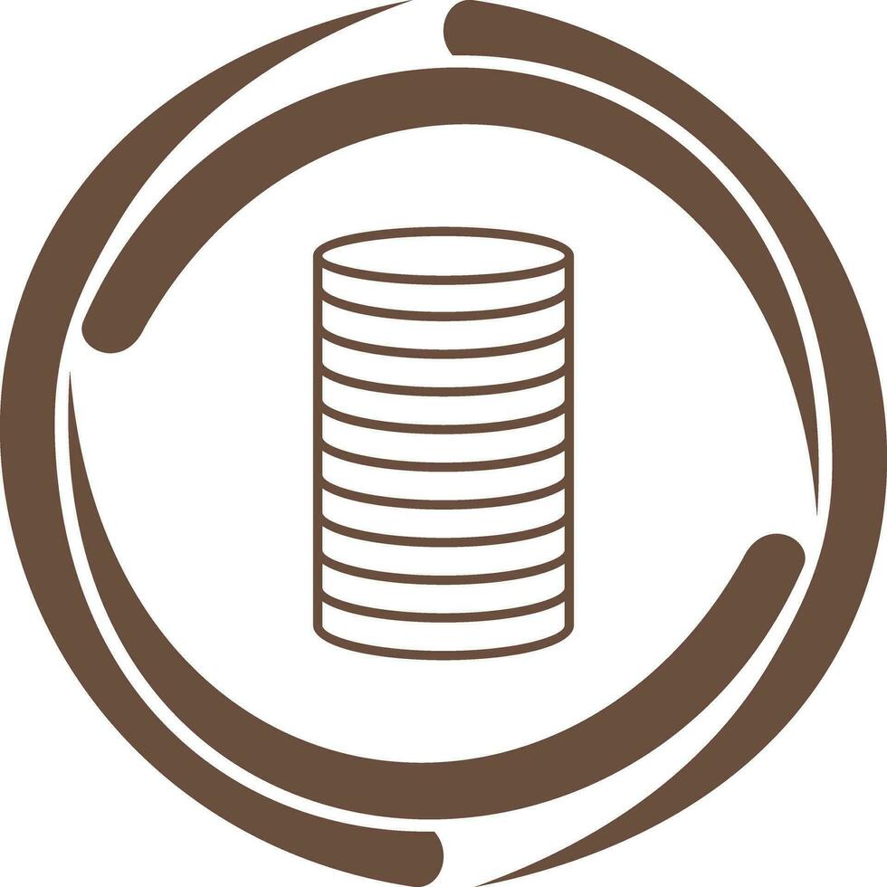 Stack of Coins Vector Icon
