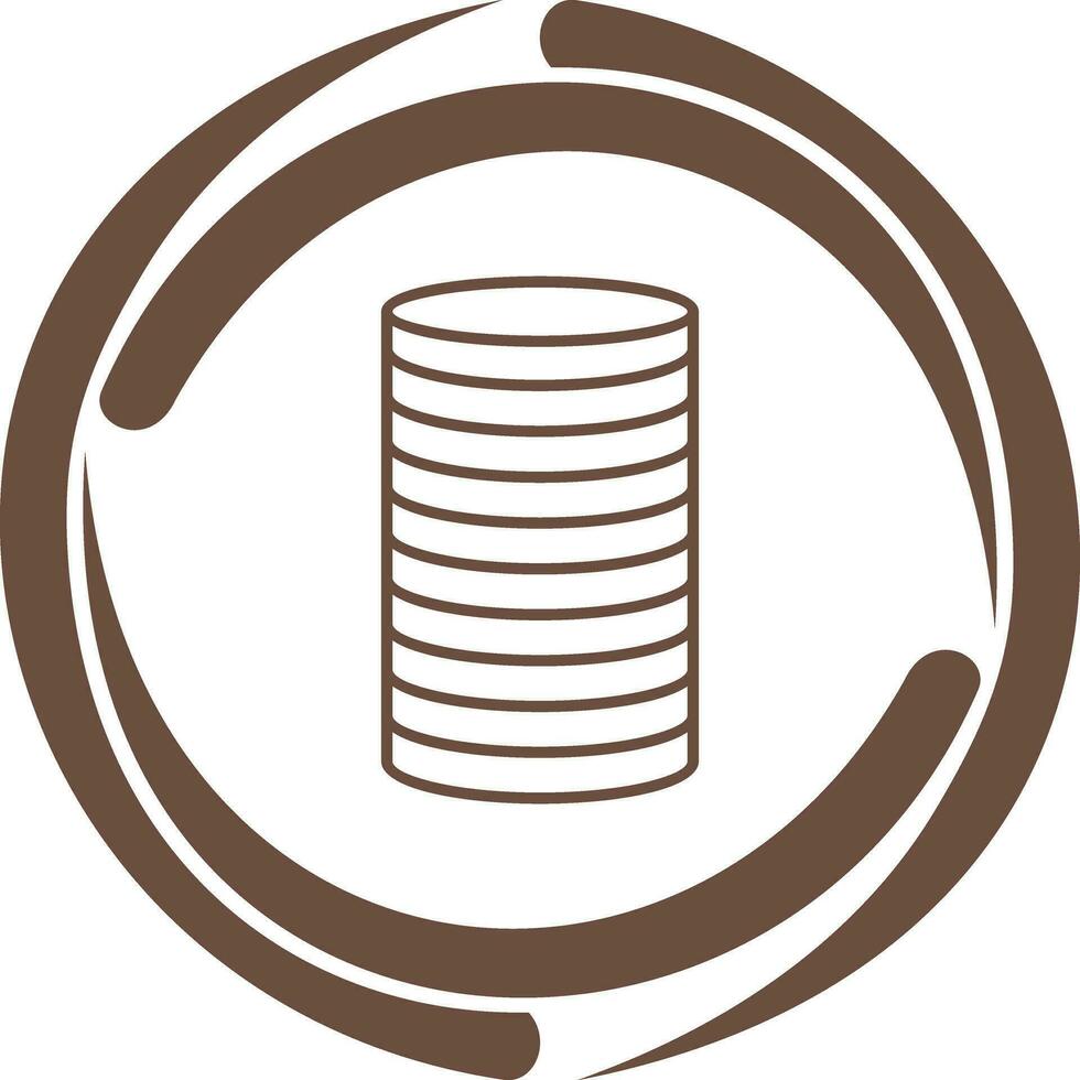 Stack of Coins Vector Icon