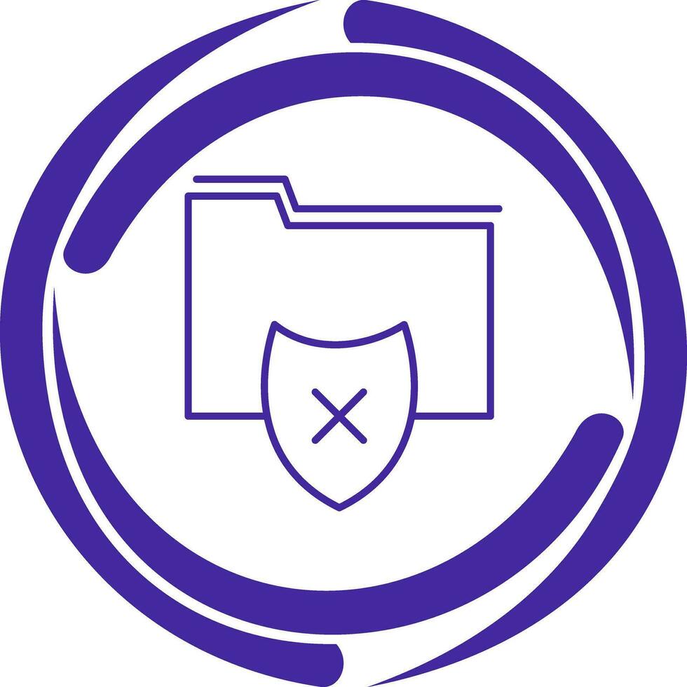 Vulnerable Folder Vector Icon