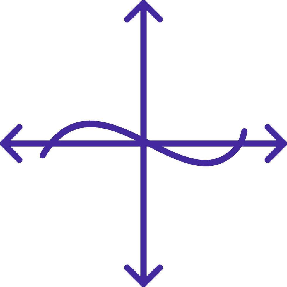 Unique Graph Vector Icon