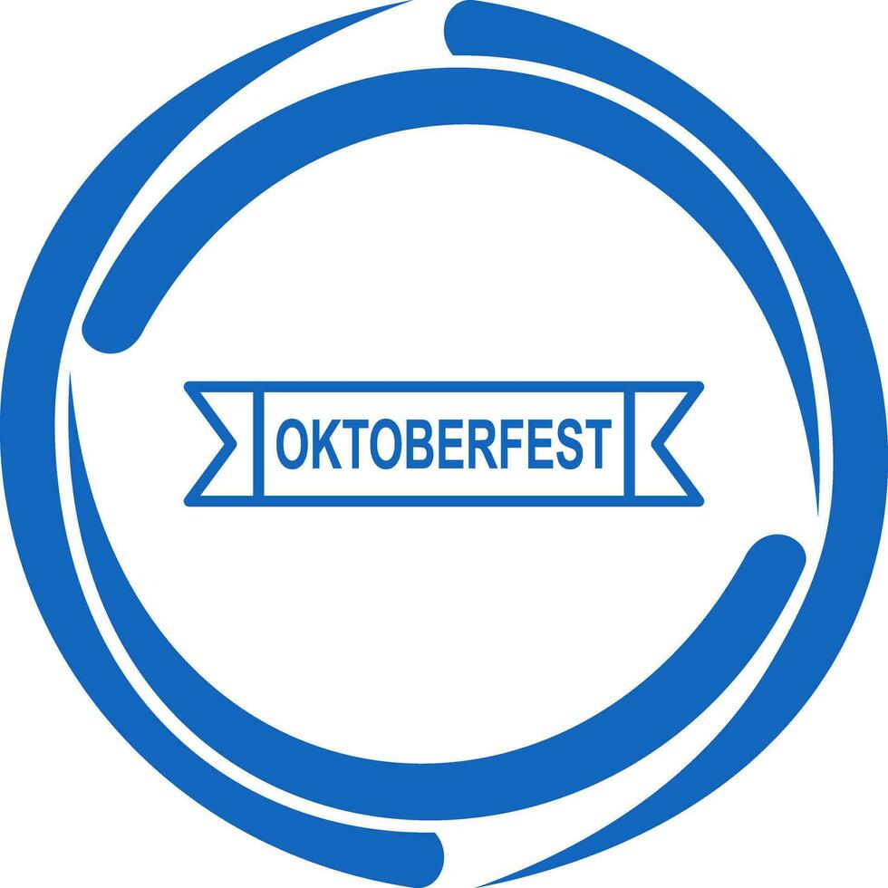 Oktoberfest Banner Vector Icon