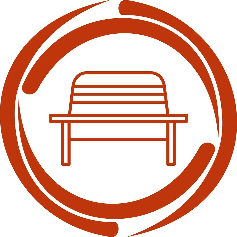 Garden Bench Vector Icon