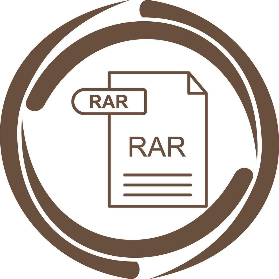 RAR Vector Icon