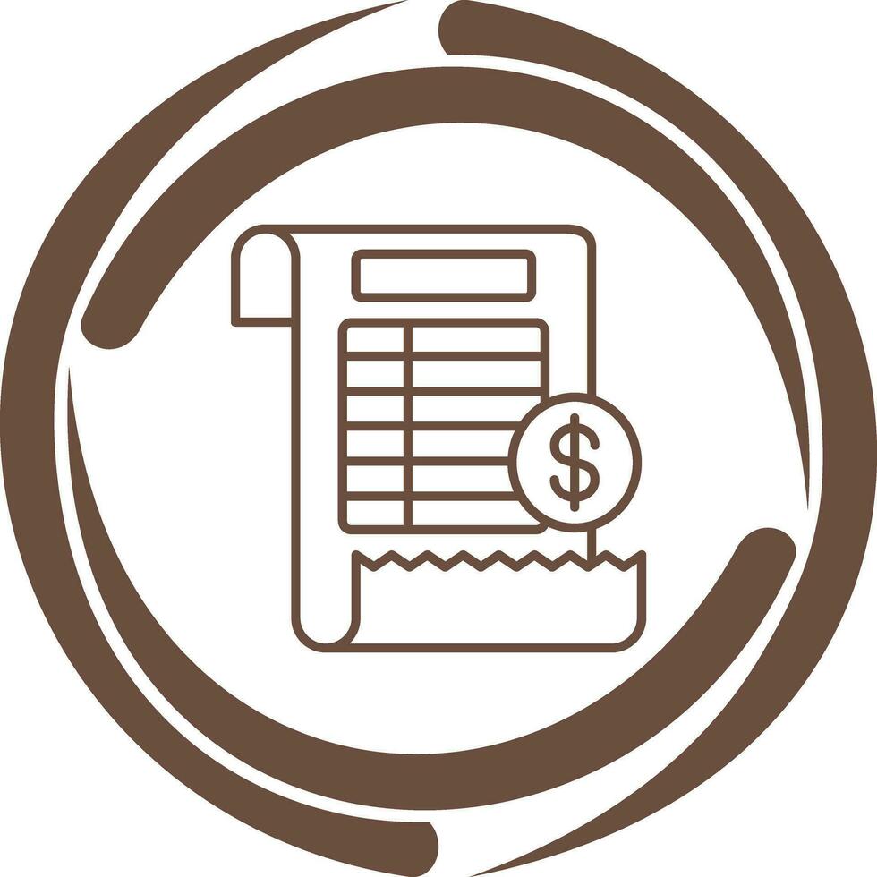 Bill Vector Icon
