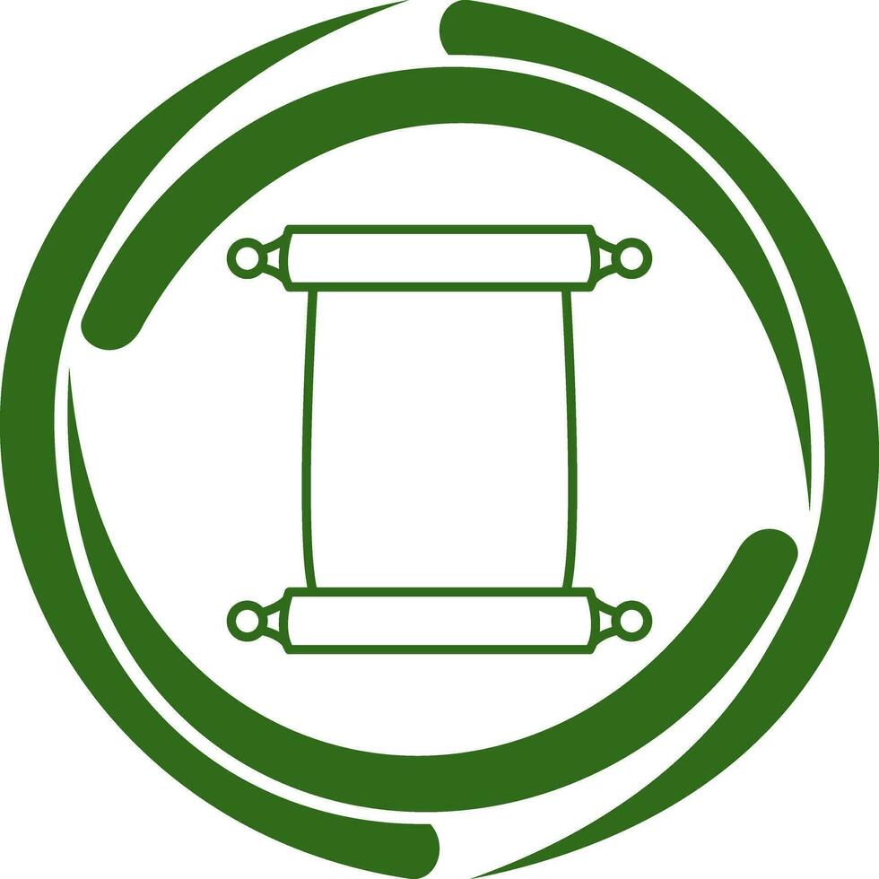 Scroll of Paper Vector Icon