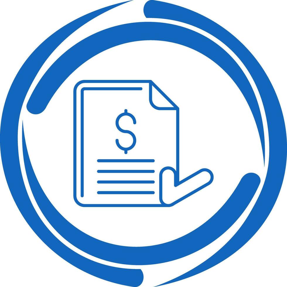 Invoice Vector Icon