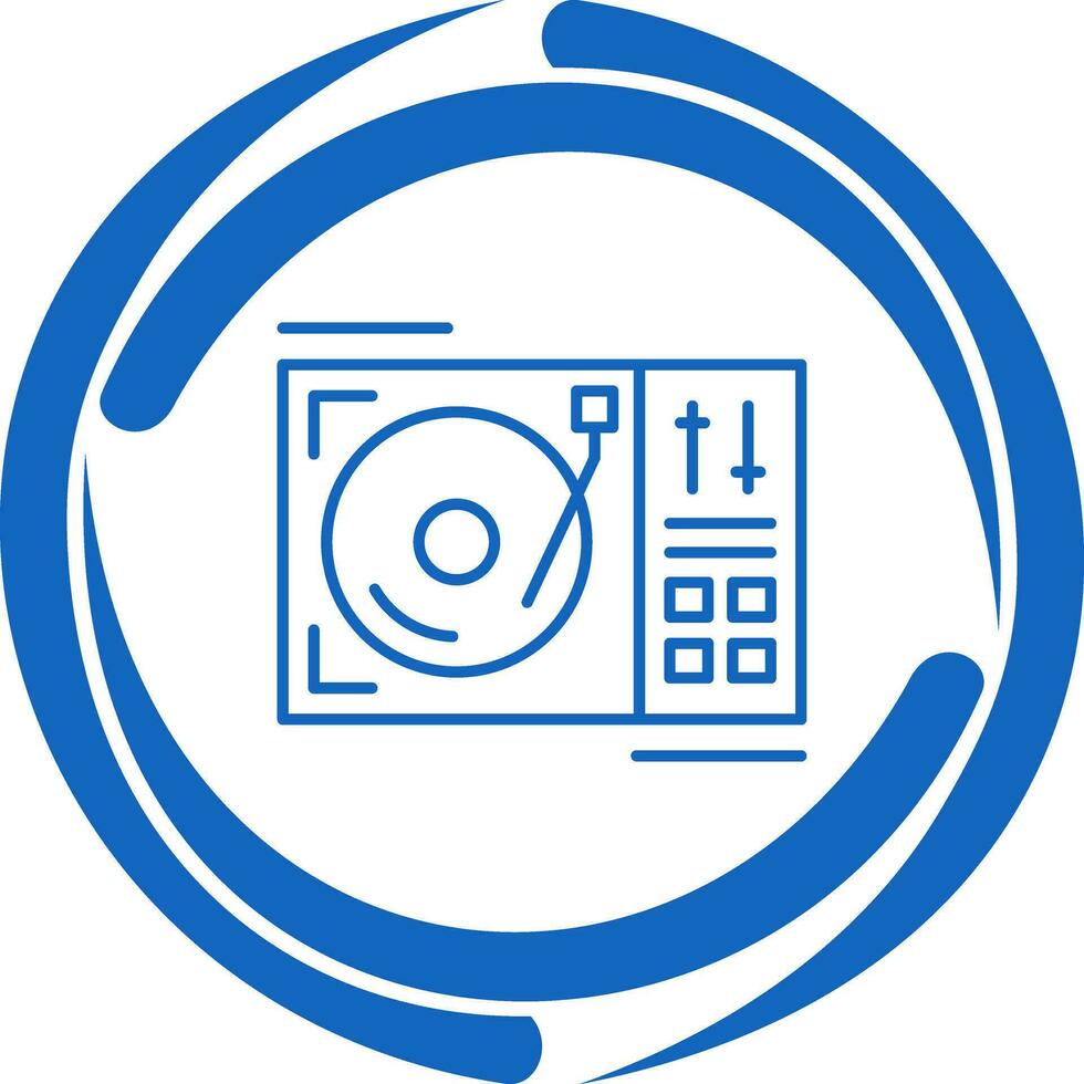 Turntable Vector Icon