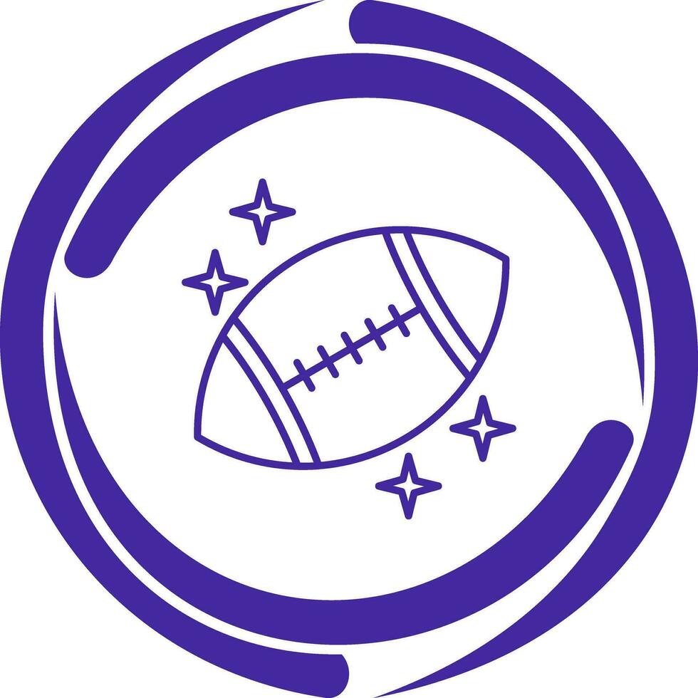 Rugby Vector Icon