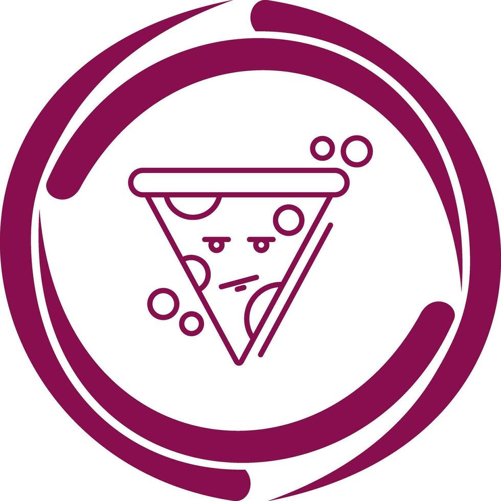 icono de vector de pizza