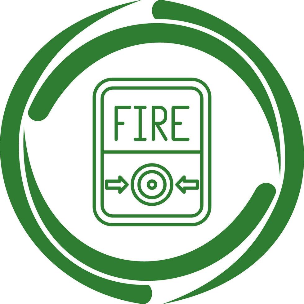 Fire Button Vector Icon