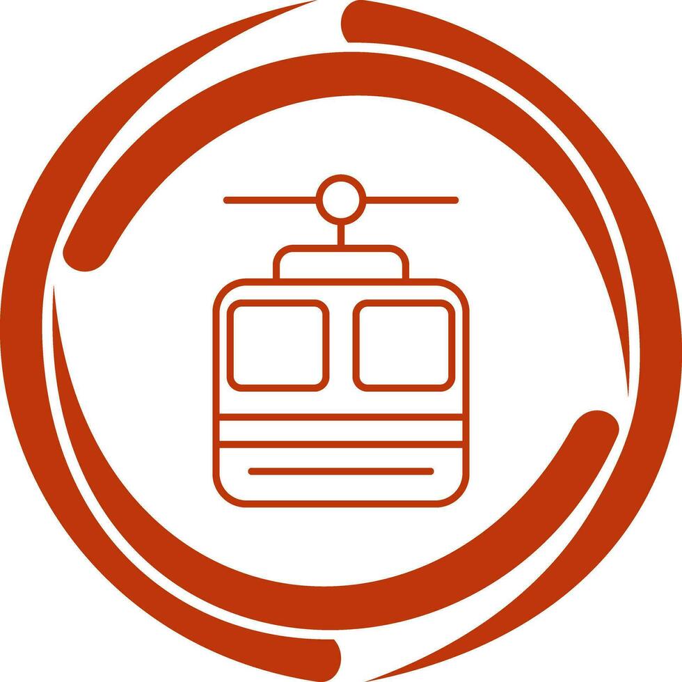 Cable car Vector Icon