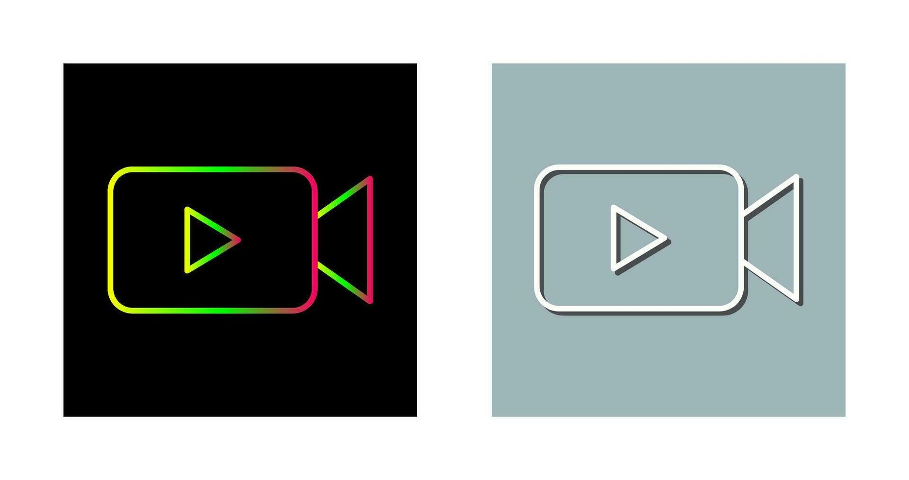 Unique Video Vector Icon