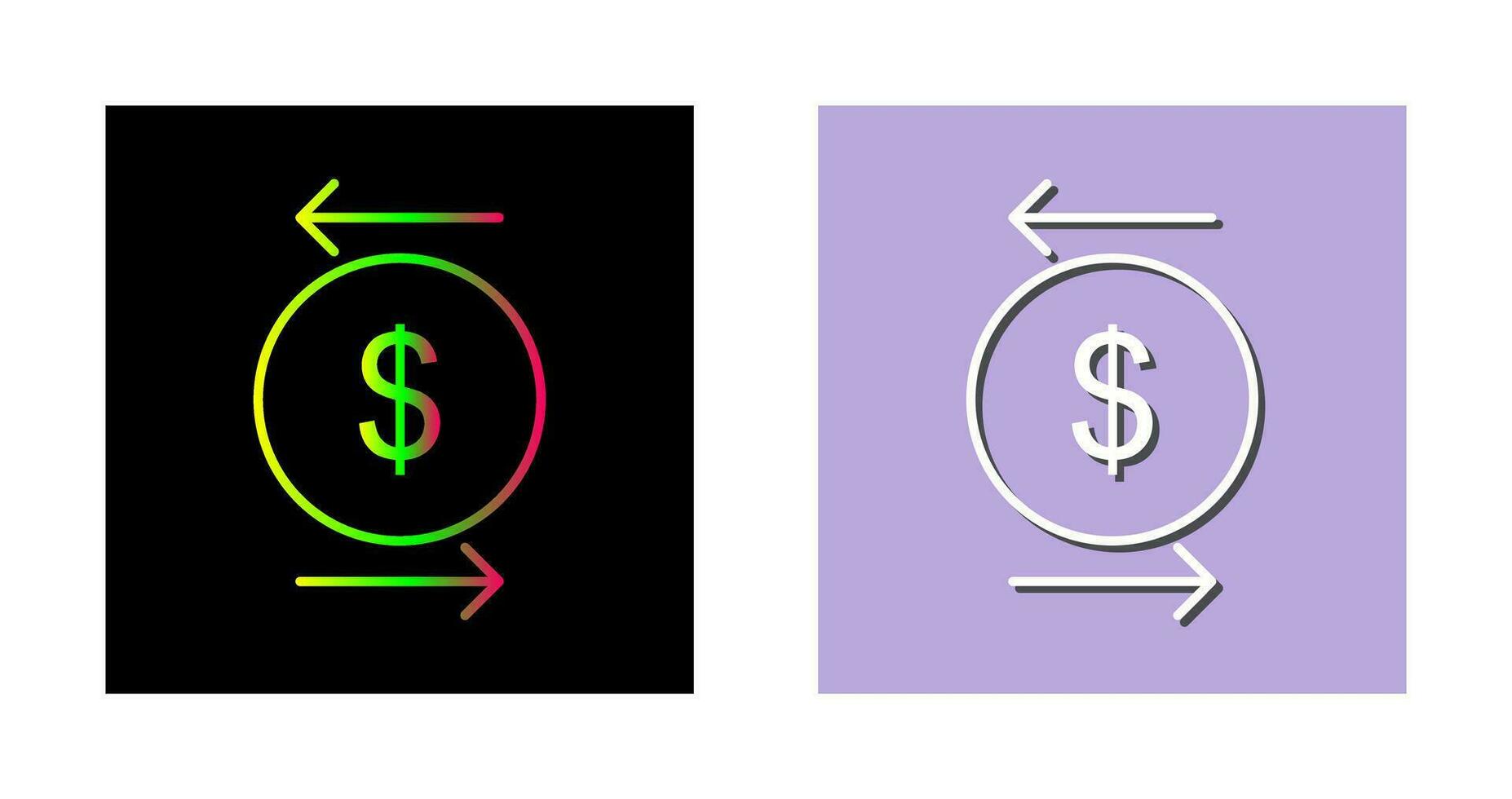 icono de vector de transación único