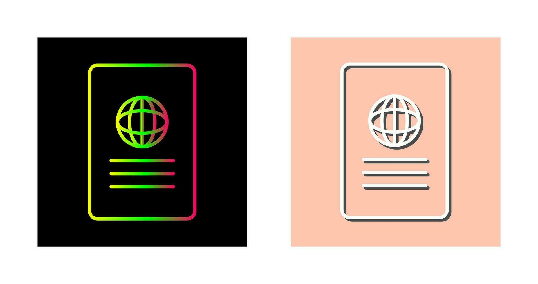 Unique Global Report Vector Icon