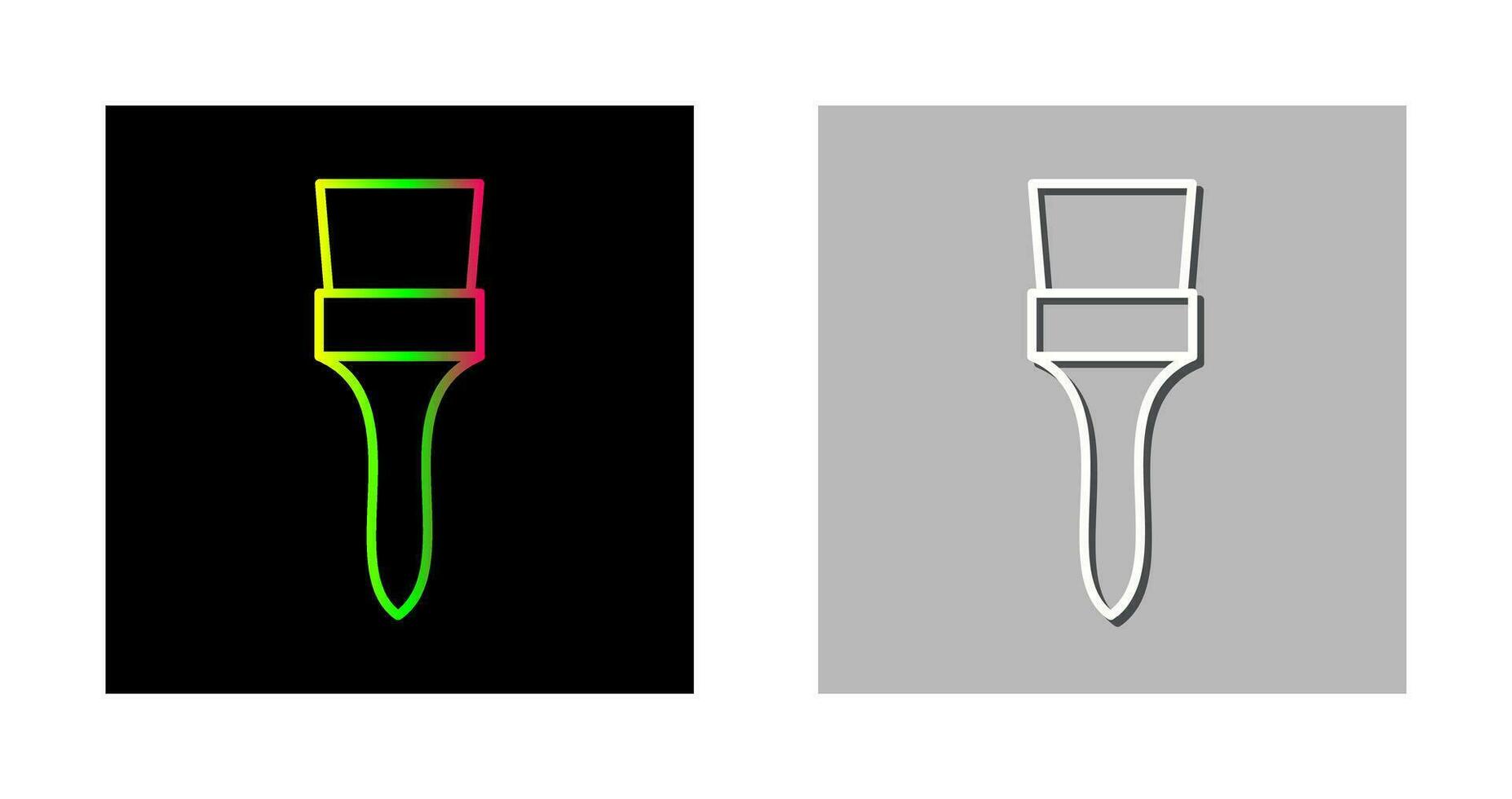 Unique Brush Vector Icon