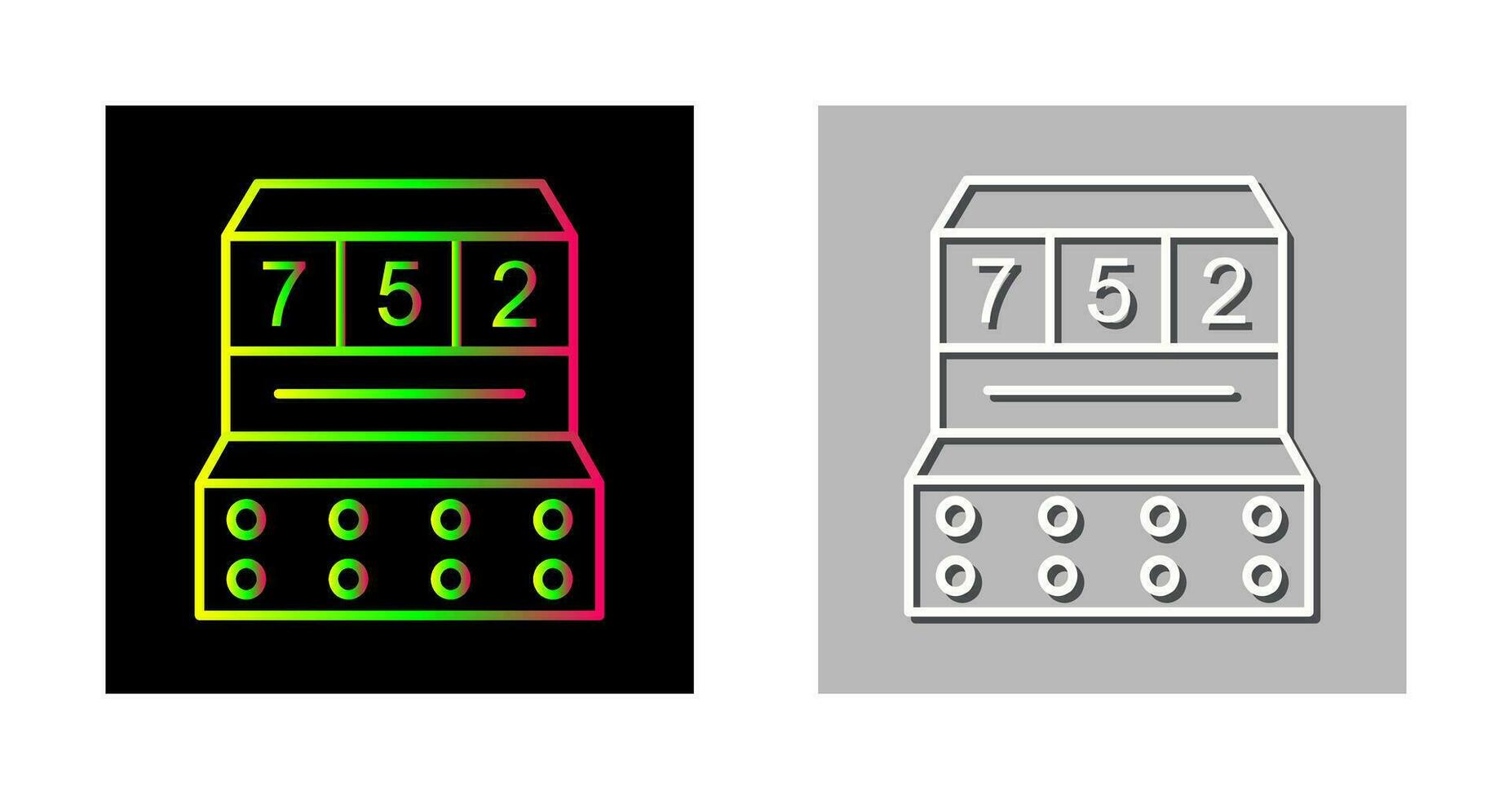 Slot Machine Vector Icon