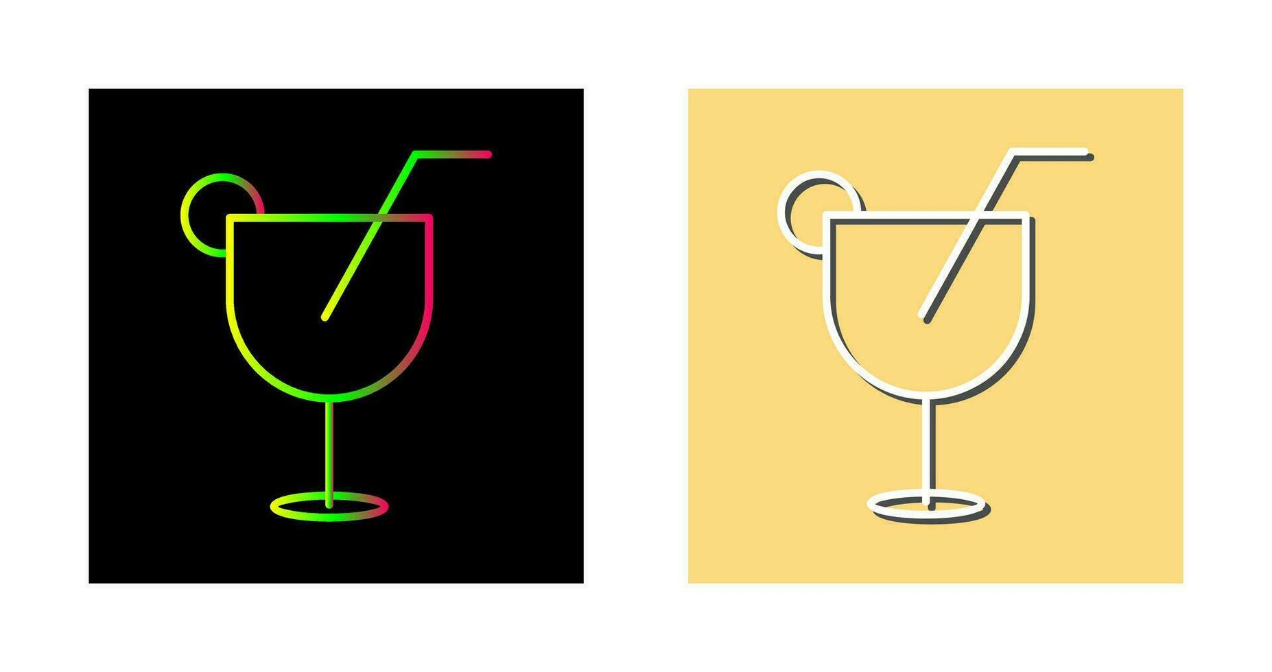 Unique Drinks Vector Icon