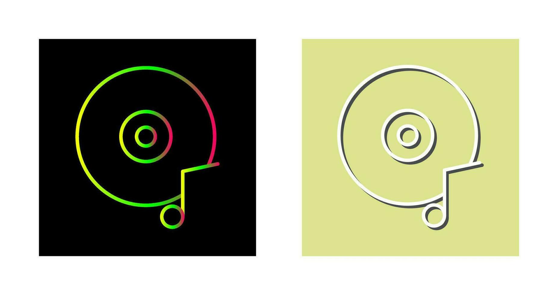 Music CD Vector Icon