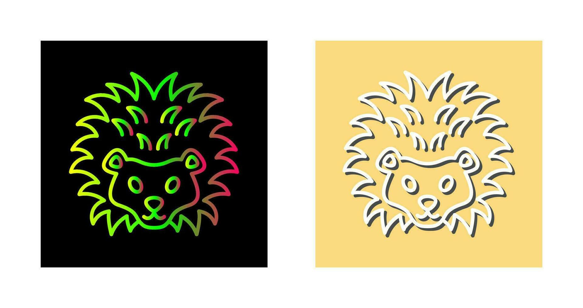 Hedgehog Vector Icon