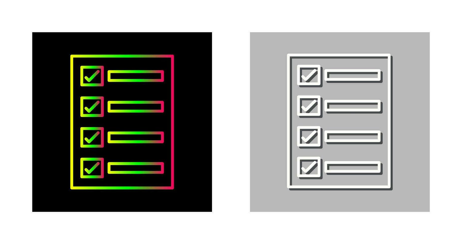 icono de vector de papeleta de llenado