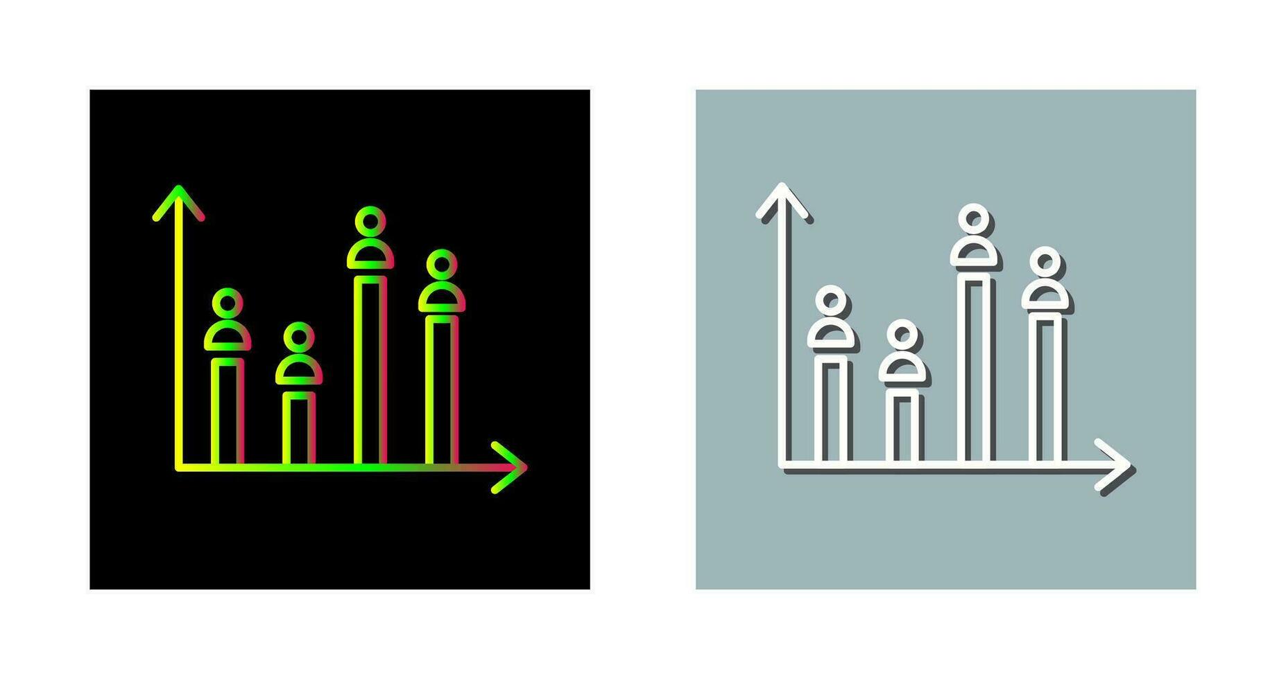 Candidate Graph Vector Icon