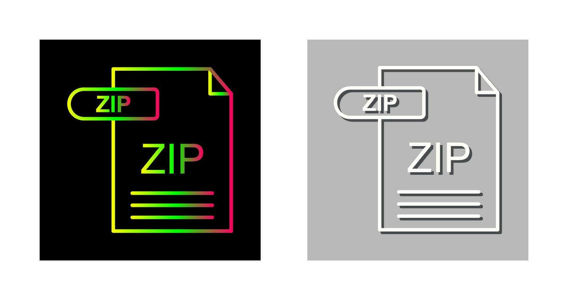 ZIP Vector Icon