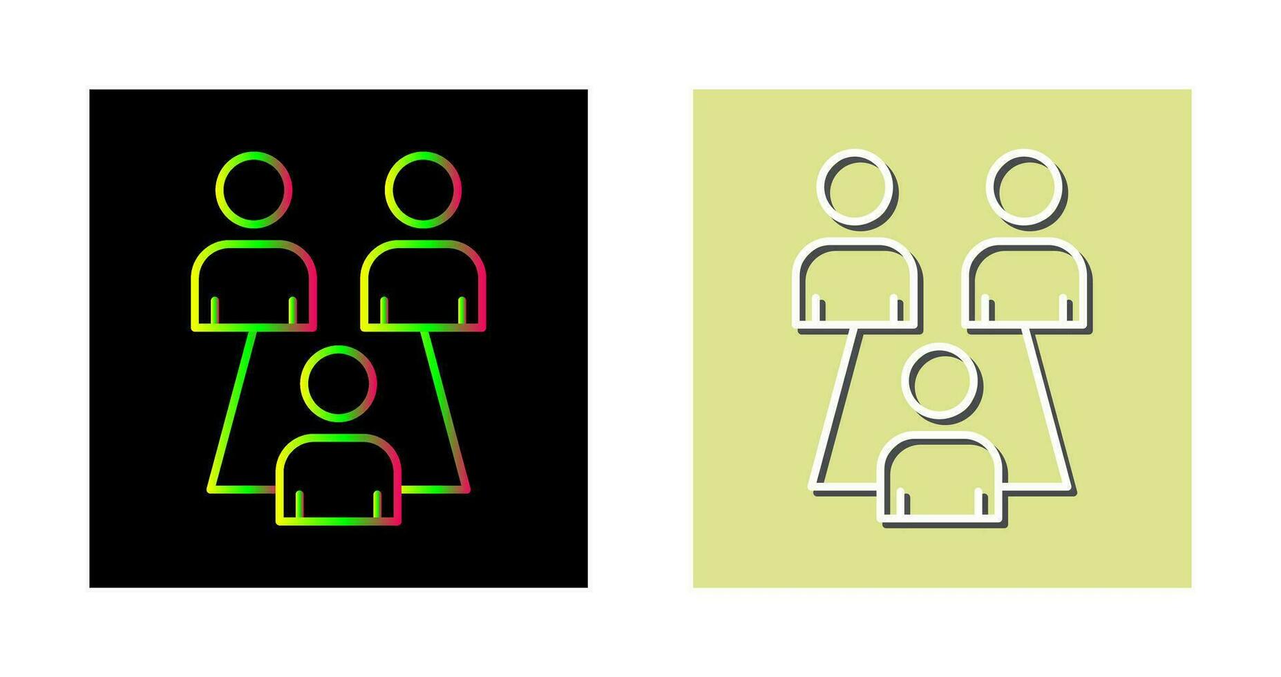 Connected Users Vector Icon