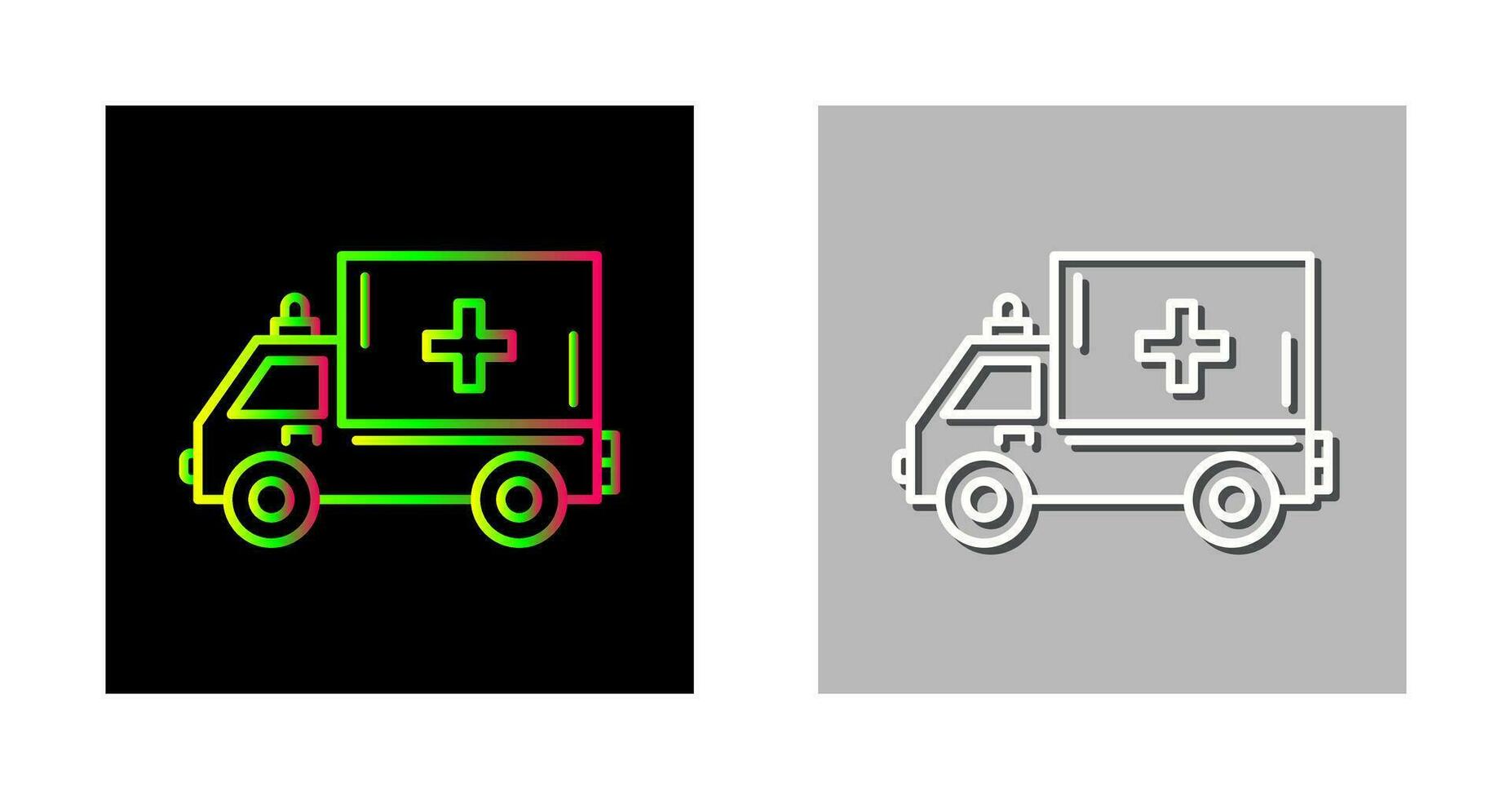 icono de vector de ambulancia