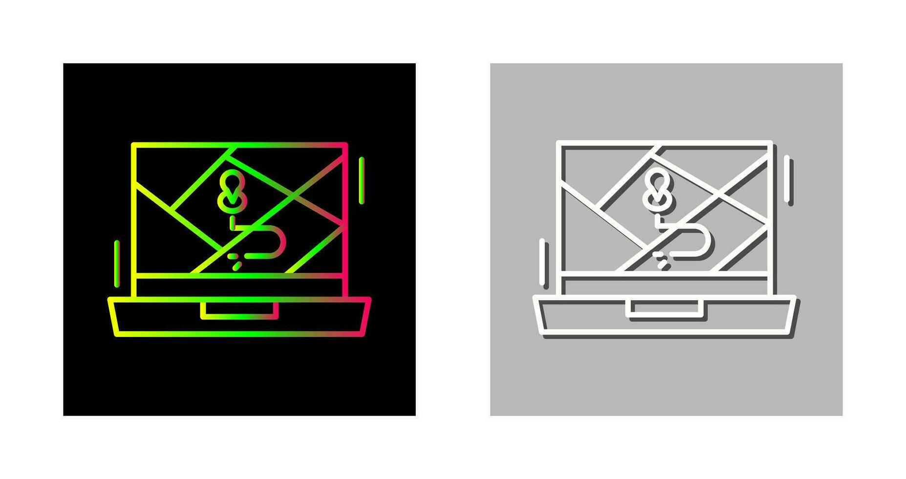 Google Map Vector Icon