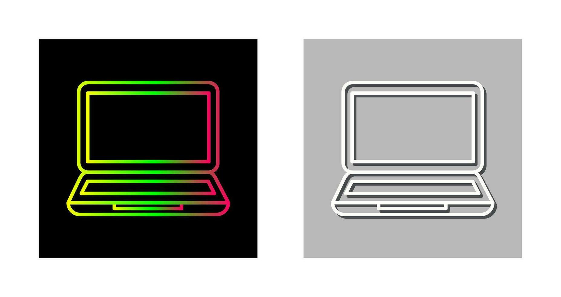 icono de vector de laptop