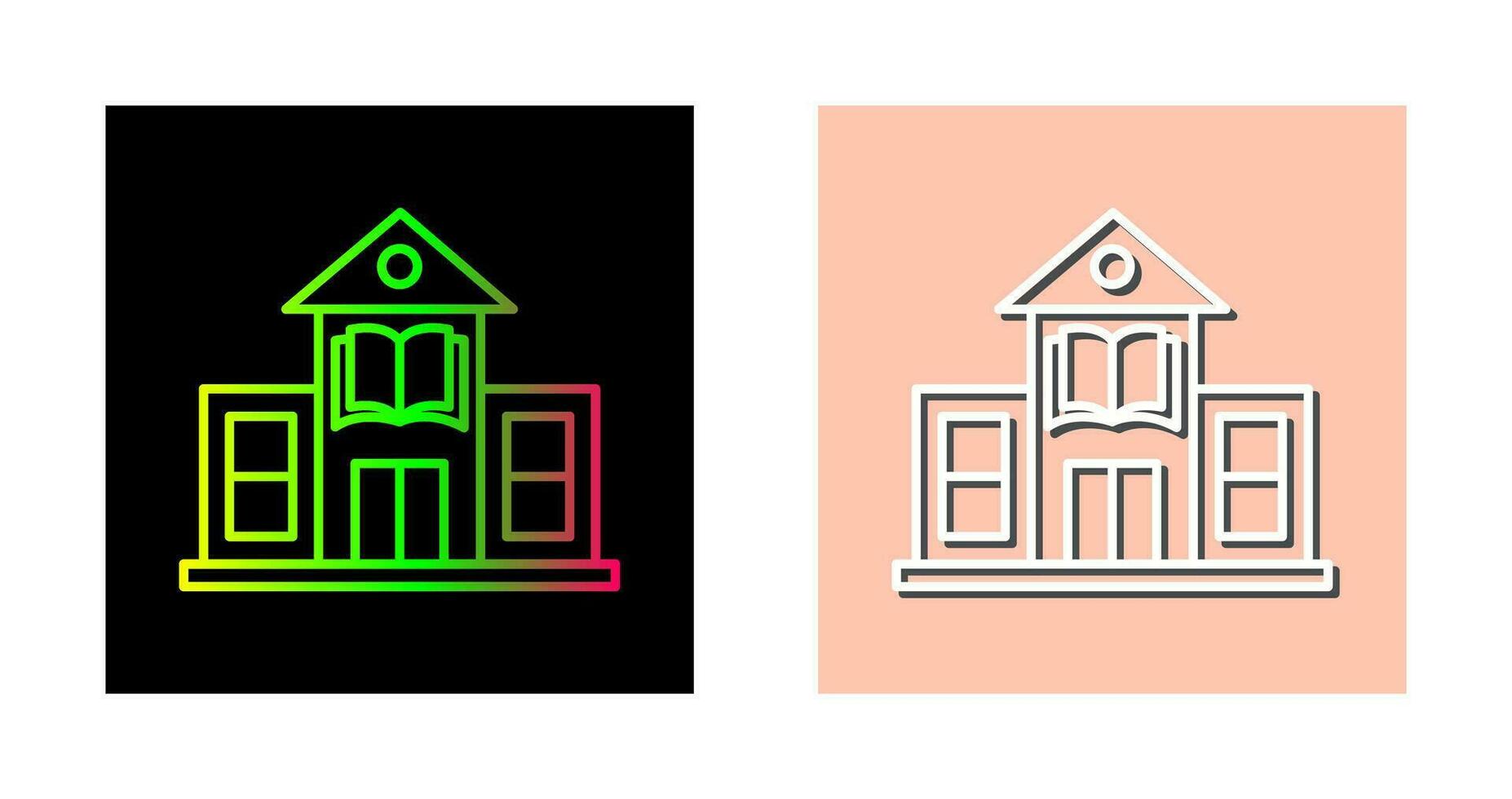 Library Building Vector Icon