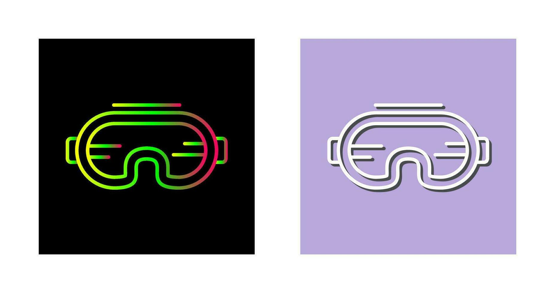 icono de vector de gafas